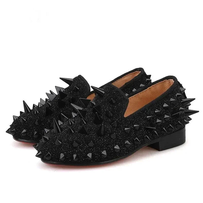 Kids Casual Dress Slipper Loafers - Slip-On Slip-On Formal Dress Shoes