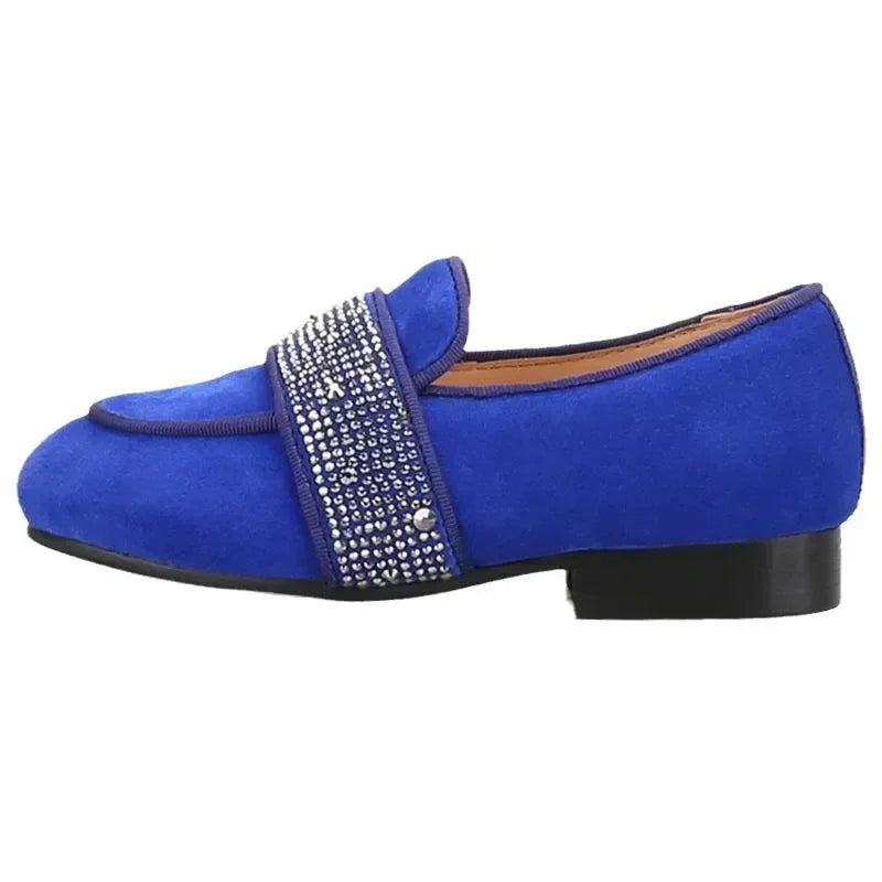 Kids Casual Slipper Dress Loafers - Slip-On Flat Shoes