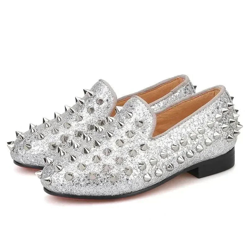 Kids Casual Slipper Dress Loafers - Slip-On Formal Dress Shoes