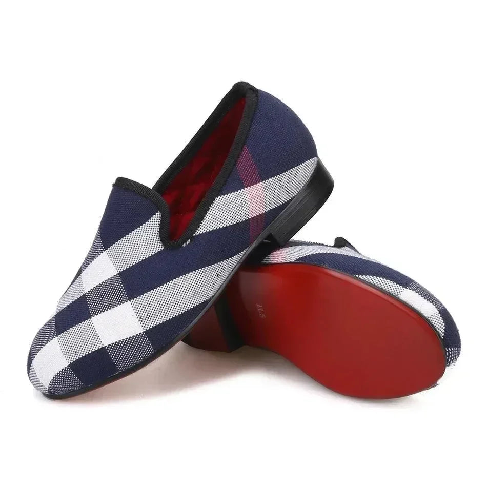 Kids Casual Slipper Loafers - Slip-On Flat Formal Dress Shoes