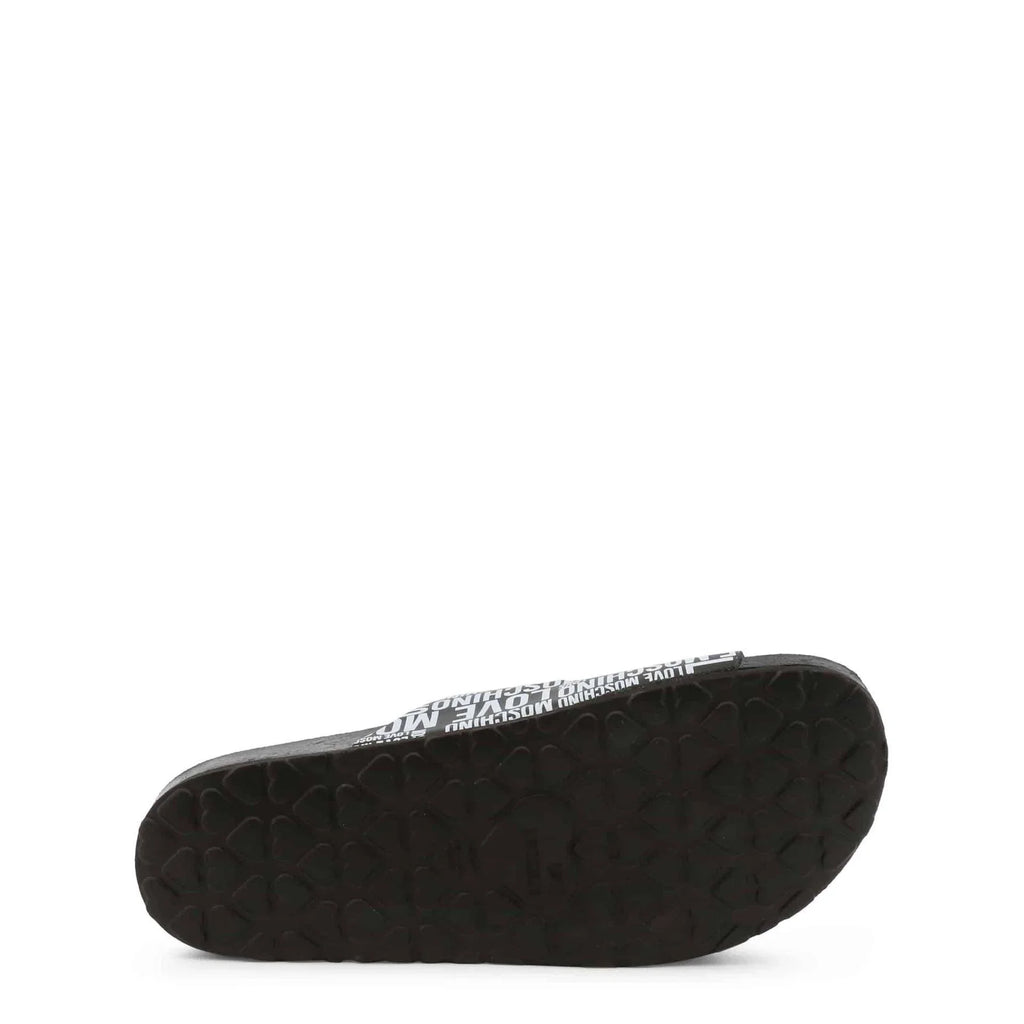 Love Moschino Women Buckle Logo Flip Flop Sandals