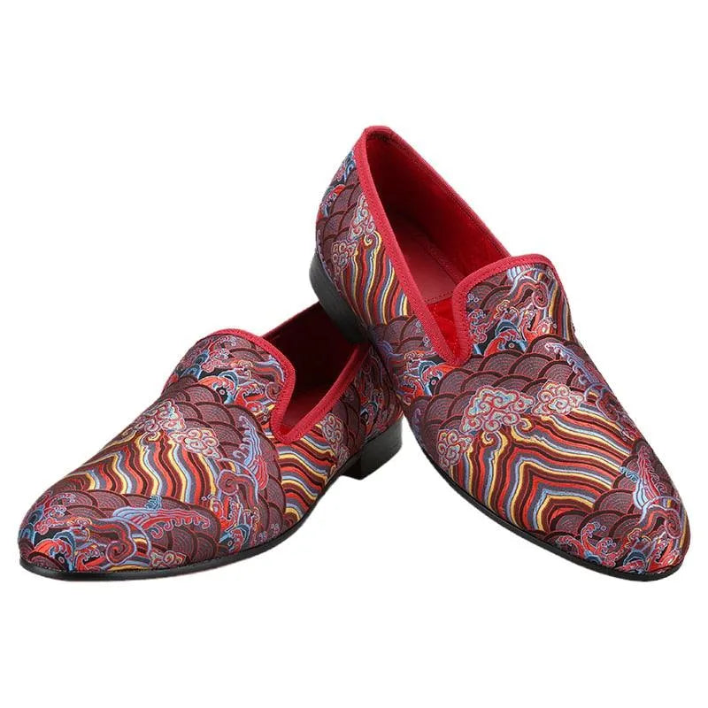 Men Casual Slipper Dress Loafers - Slip-On Flat Shoes