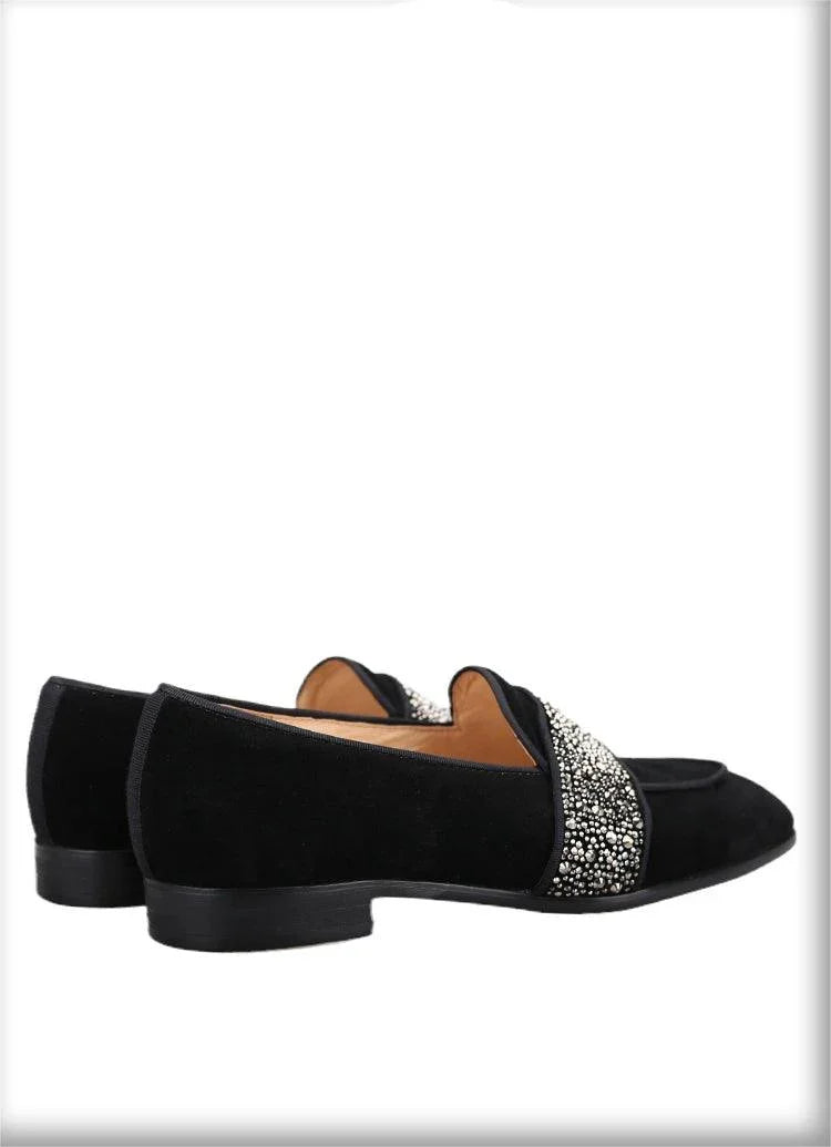 Men Casual Slipper Dress Loafers - Slip-On Flat Shoes