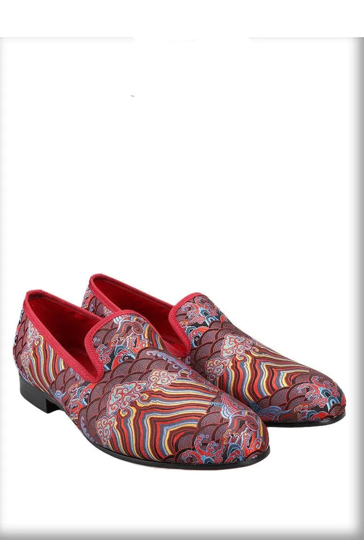 Men Casual Slipper Dress Loafers - Slip-On Flat Shoes