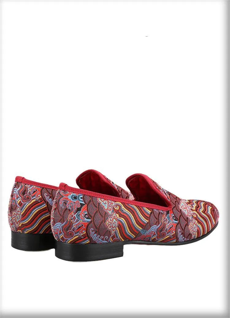 Men Casual Slipper Dress Loafers - Slip-On Flat Shoes