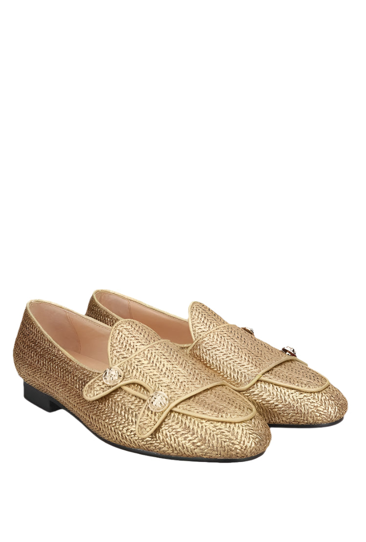 Men Dress Loafers - Buckles Monk Strap Formal Dress Shoes