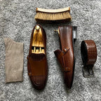 Men Dress Loafers - Buckles, Straps Monk Strap Formal Dress Shoes