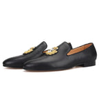 Men Slipper Dress Loafers - Slip-On Flat Shoes