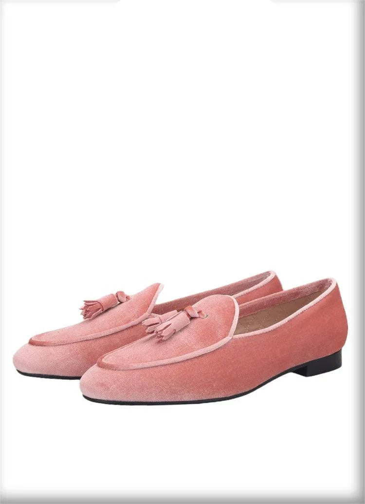 Men Tassel Dress Loafers - Slip-On Formal Dress Shoes