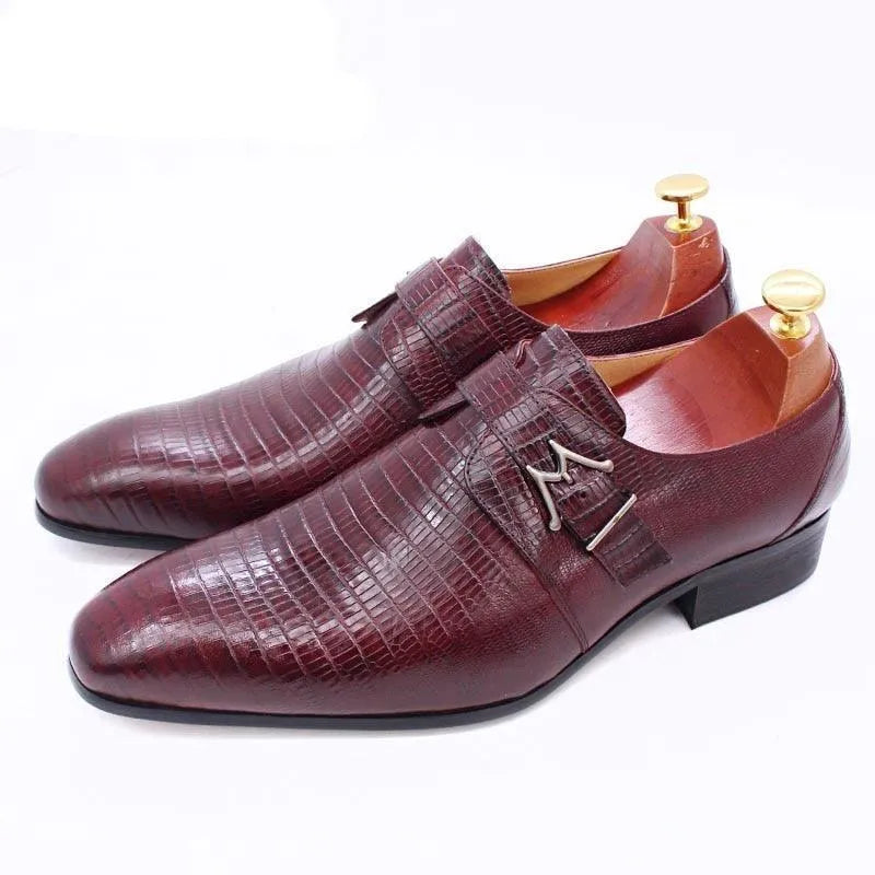 Men's Formal Dress Shoes - Monk Strap Shoes