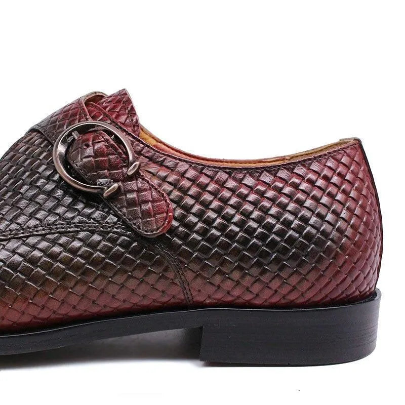 Men's Formal Dress Shoes - Monk Strap Shoes