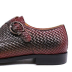 Men's Formal Dress Shoes - Monk Strap Shoes