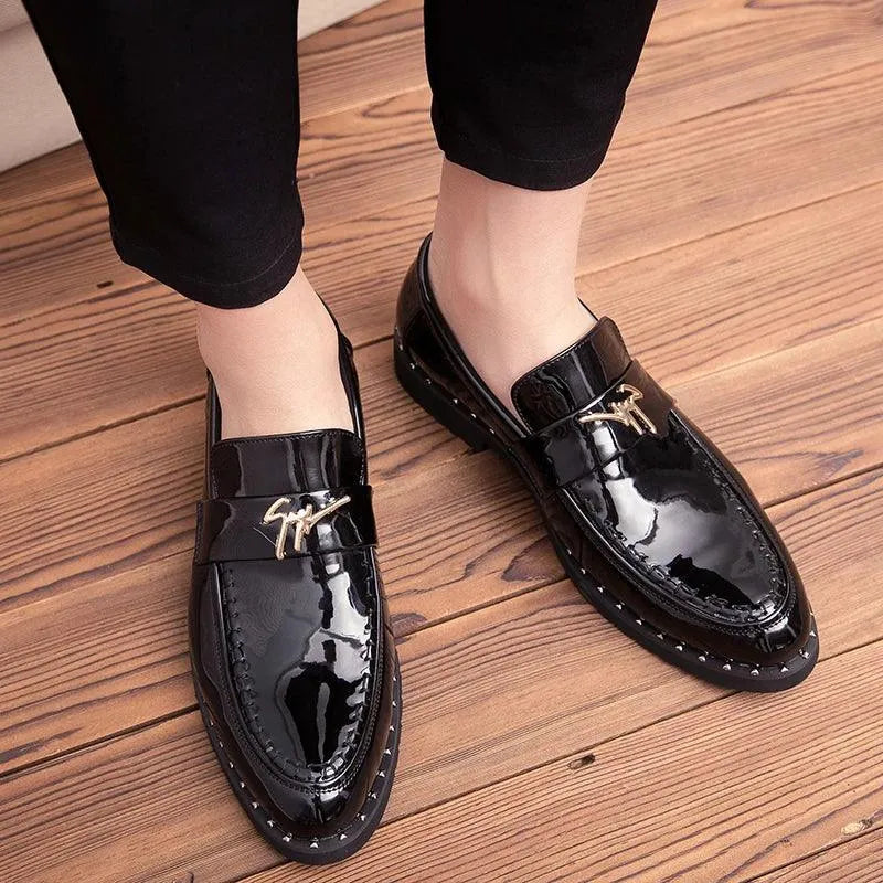 Men's Leather & Patent Loafers – Business Dress Shoes