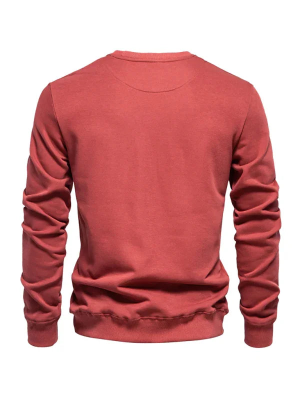 Men's Sweatshirt - Crew-Neck With Relaxed Fit