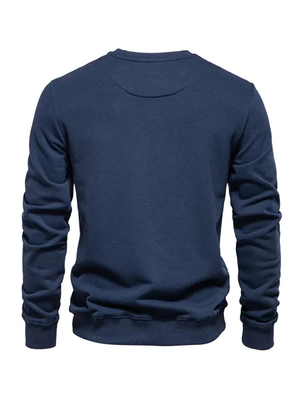 Men's Sweatshirt - Crew-Neck With Relaxed Fit