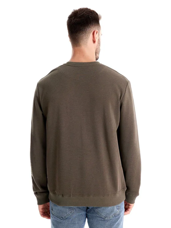 Men's Sweatshirt - Crew-Neck With Relaxed Fit