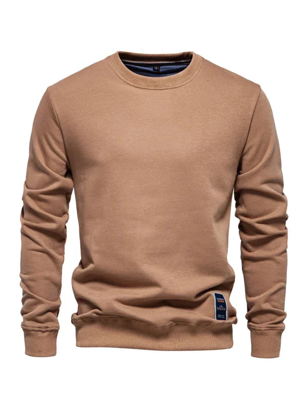 Men's Sweatshirt - Crew-Neck With Relaxed Fit