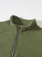 Men's Sweatshirt - Mock-Neck With Regular Fit
