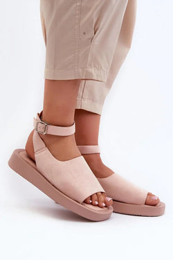 Women Ankle Strap Platform Casual Sandals - Guocali