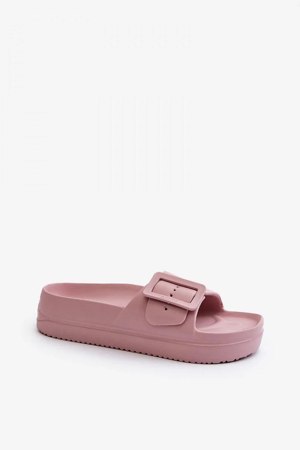 Women Buckle Platform Flip Flops