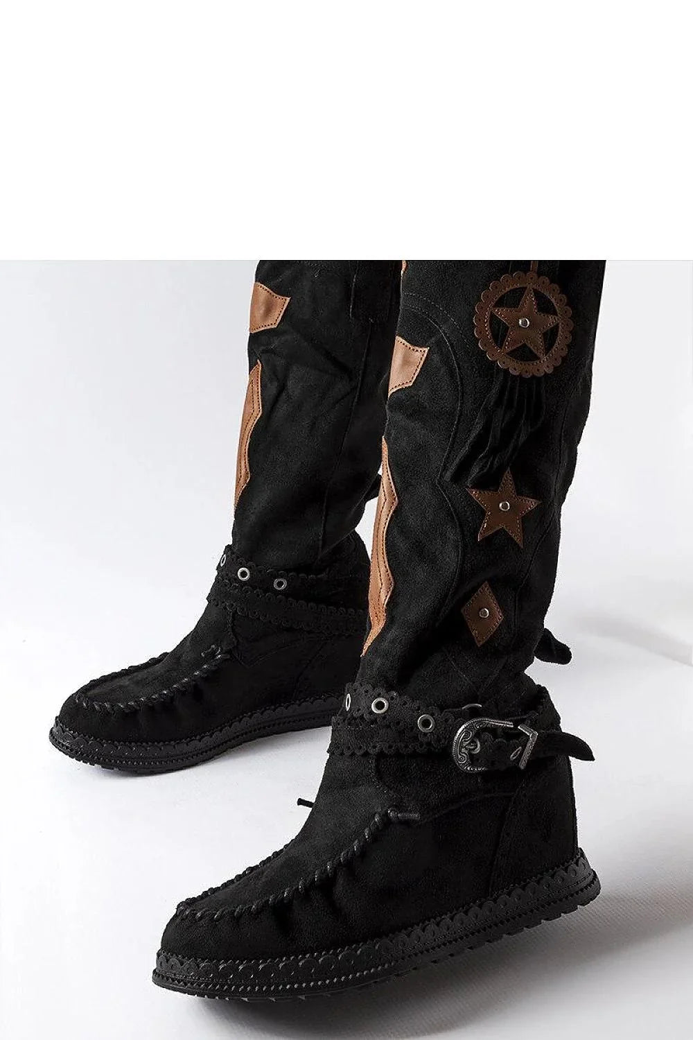 Women Buskin Boots - High Block Shoes