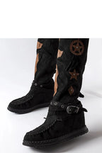 Women Buskin Boots - High Block Shoes