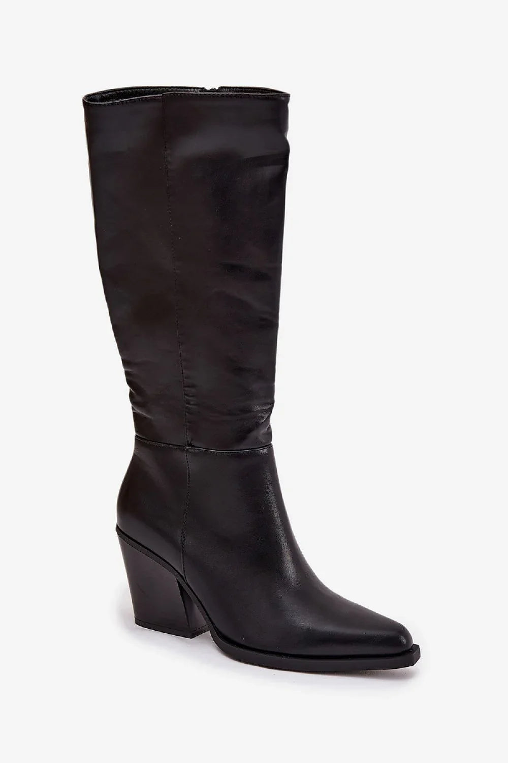 Women Heel Boots - High Block Shoes