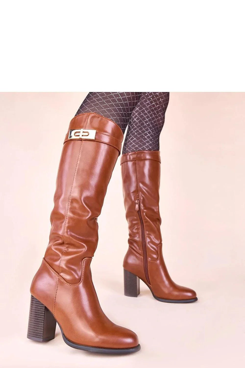 Women Heel Boots - High Block Shoes