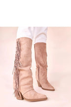 Women Heel Boots - High Block Shoes