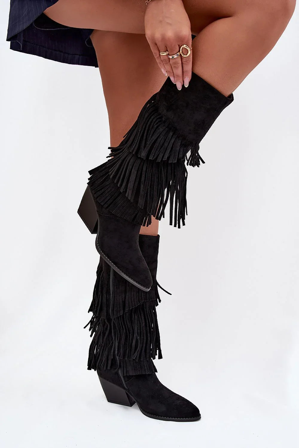 Women Heel Boots - High Block Shoes