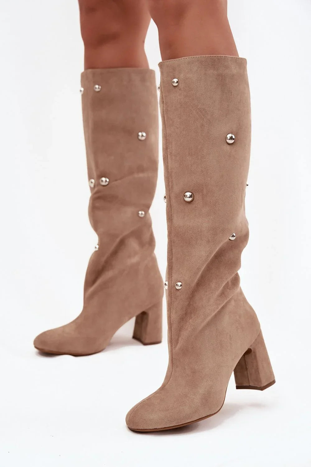 Women Heel Boots - High Block Shoes