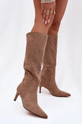 Women Heel Boots - High Stiletto Shoes - Guocali