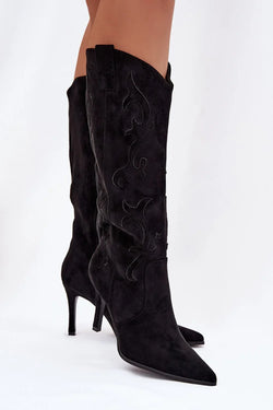 Women Heel Boots - High Stiletto Shoes - Guocali