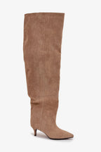 Women Heel Boots - Low Stiletto Shoes