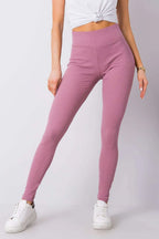 Women High Waist Textured Long Casual Leggings - Guocali