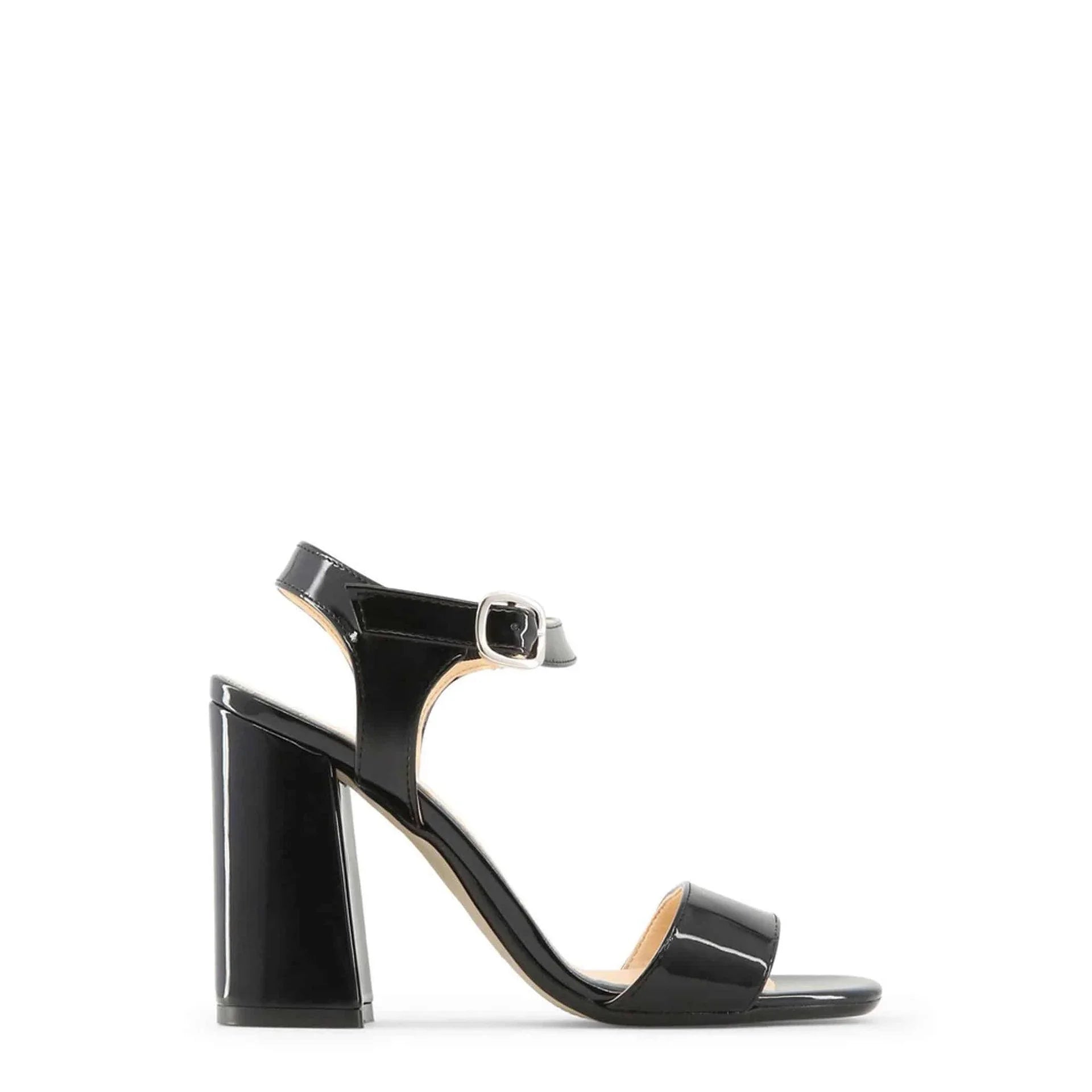 Women Made in Italy Patent Leather Block Heel Shoes