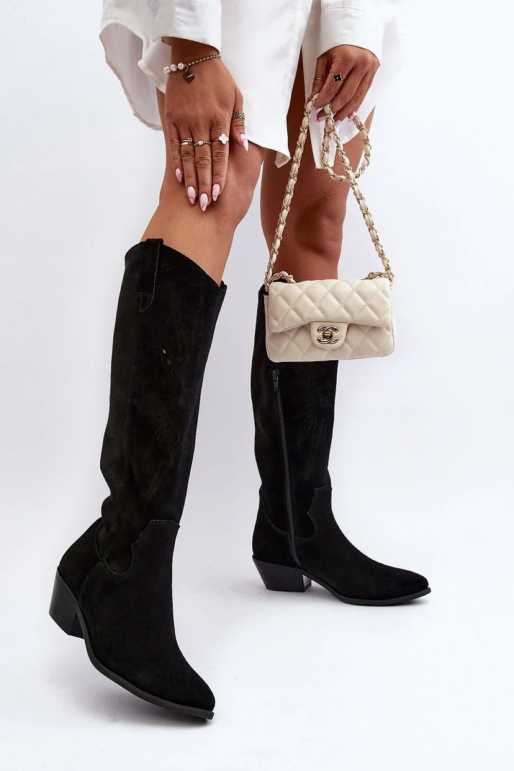 Women Open Work Boots - Low Block Shoes