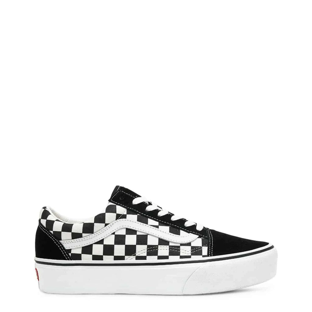Women Sneakers - Platform Retro Low-Top Platform Sneakers Shoes
