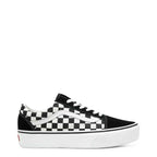 Women Sneakers - Platform Retro Low-Top Platform Sneakers Shoes