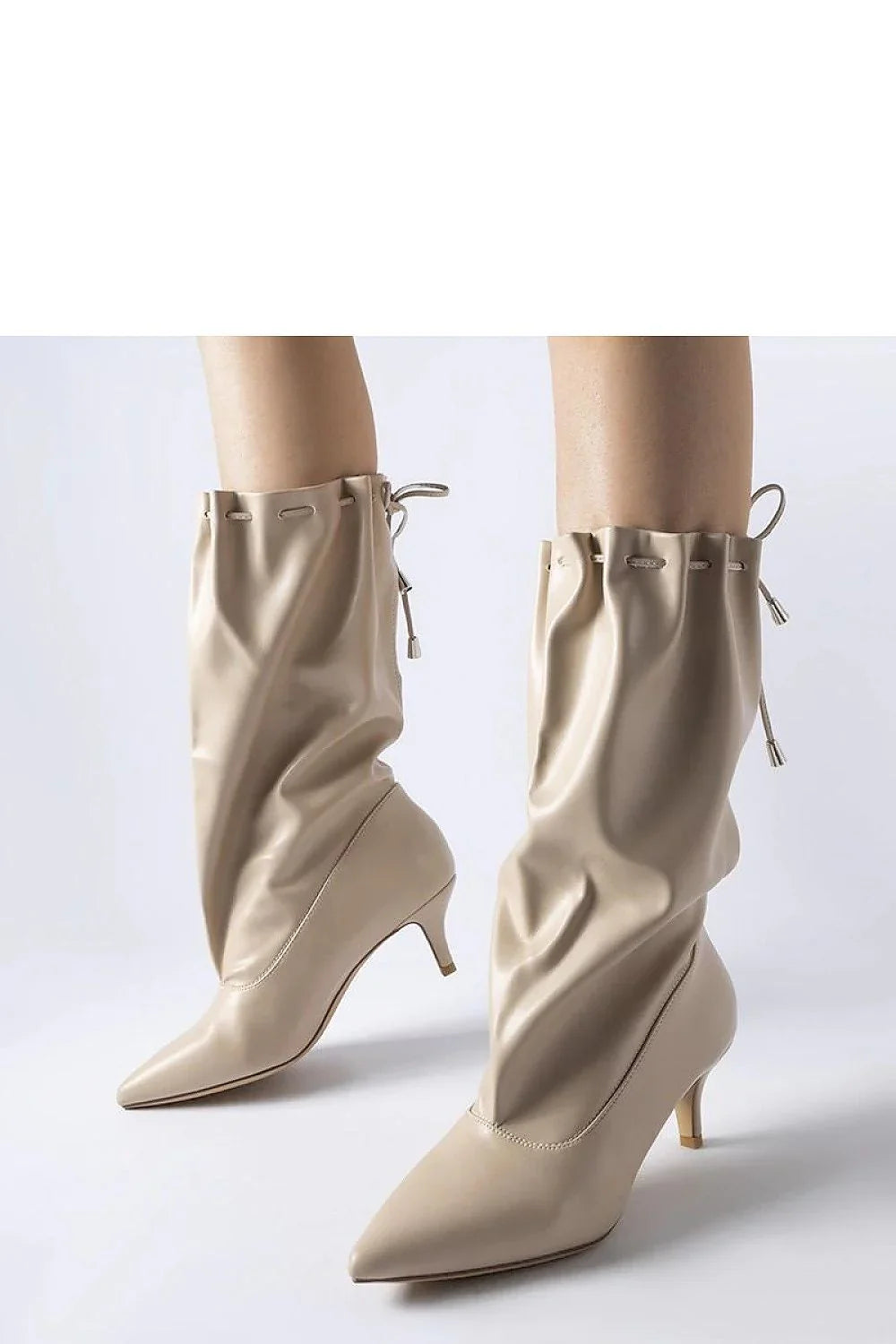 Women Stiletto Heeled Boots - Mid Stiletto Shoes