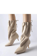 Women Stiletto Heeled Boots - Mid Stiletto Shoes