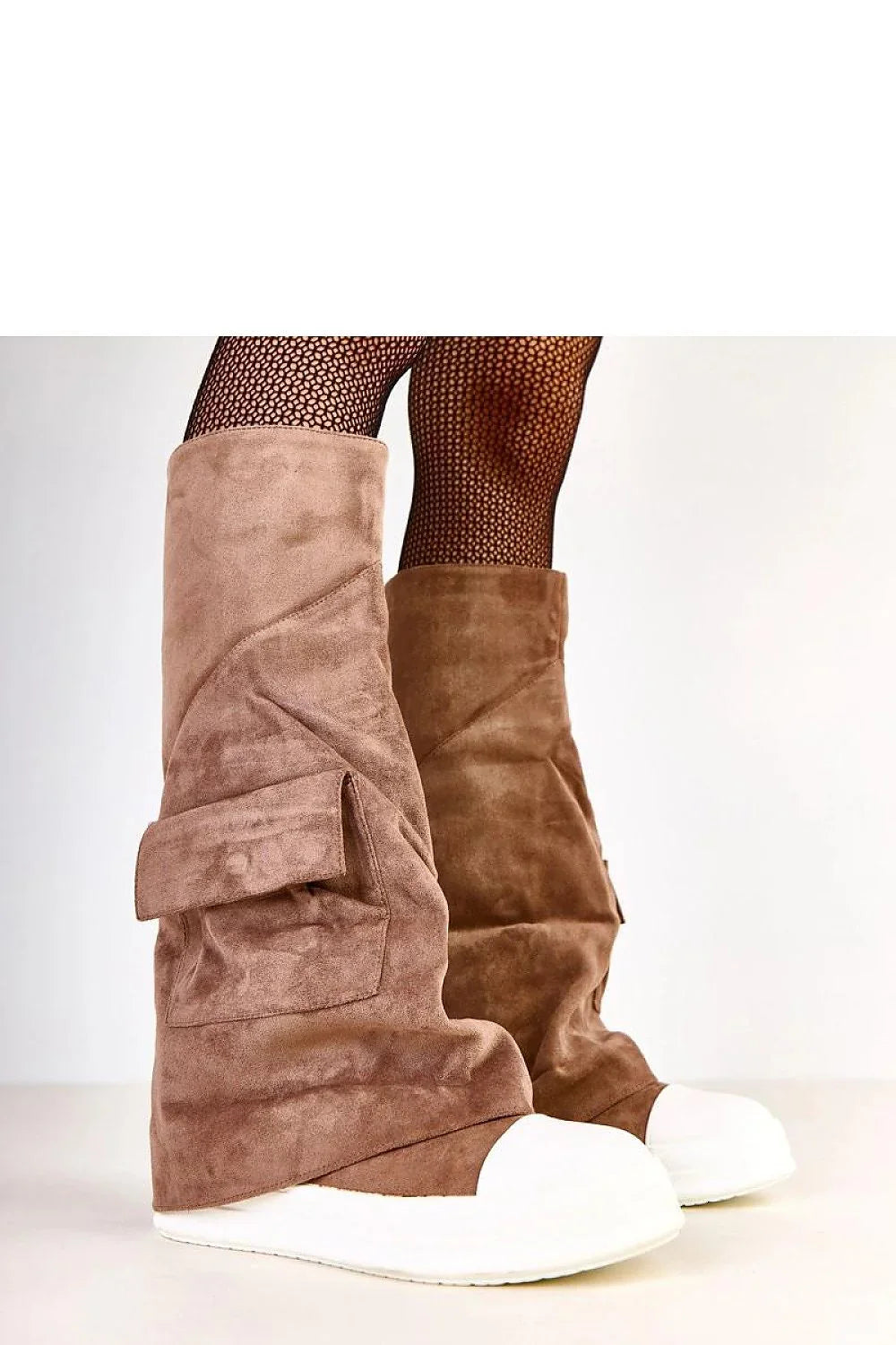 Women Thigh High Boots - Low Platform Shoes