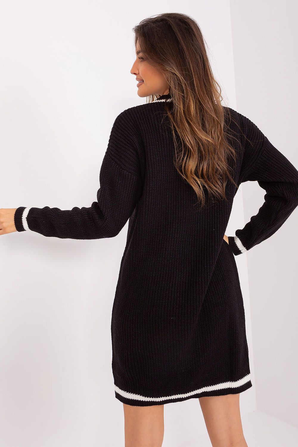 Women's Above Knee Day Dress – Oversized With Long Sleeves