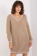 Women's Above Knee Day Dress – Oversized With Long Sleeves