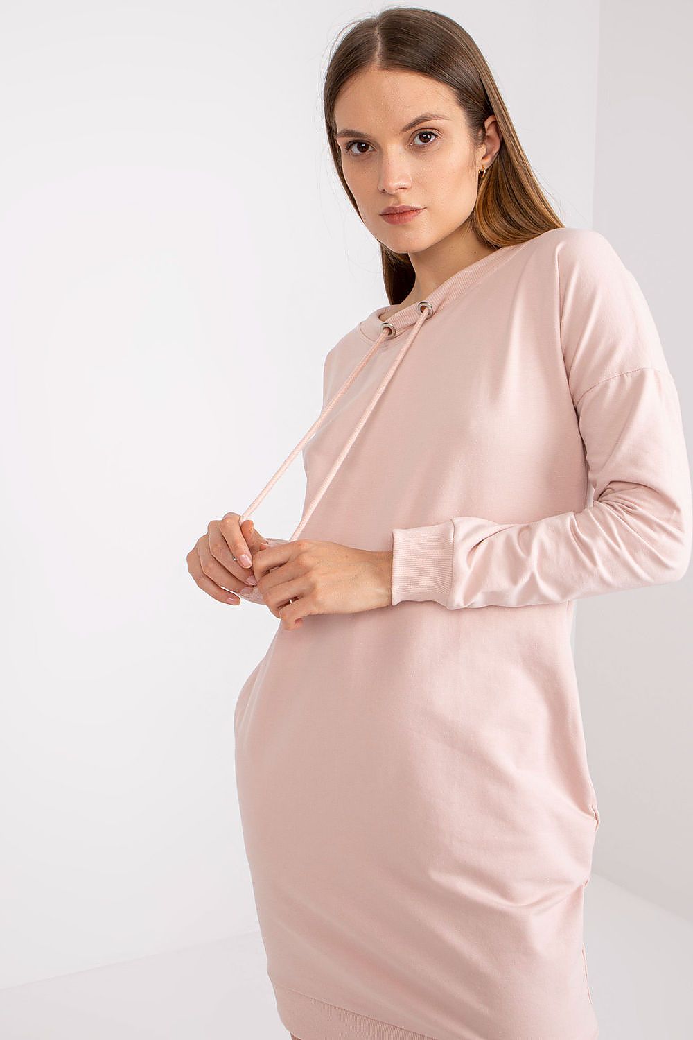 Women's Above Knee Day Dress – Regular Fit With Long Sleeves