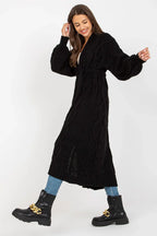 Women's Cable Knit Wool Cardigan Sweater