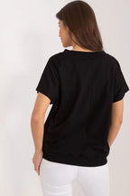 Women's Casual Blouse - Embroidered Hip Length
