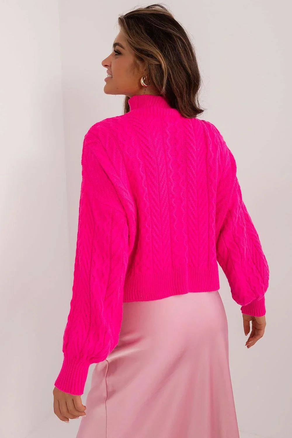 Women's Cozy Textured Turtleneck Pullover Sweater