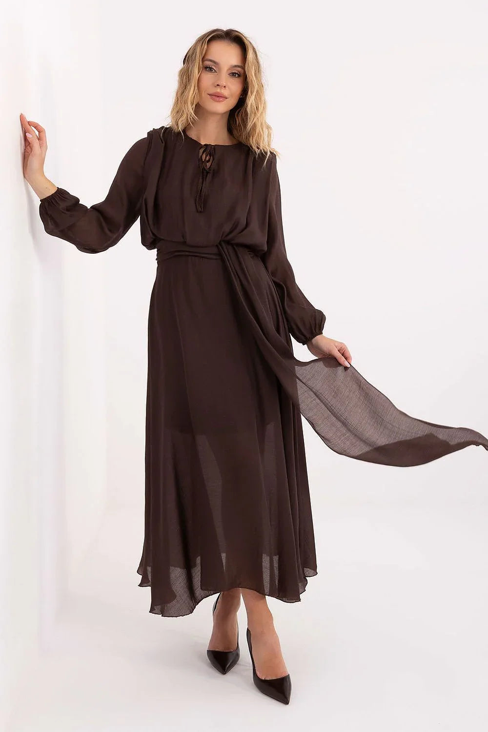 Women's Day Dress – Regular Fit With Long Sleeves