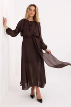 Women's Day Dress – Regular Fit With Long Sleeves